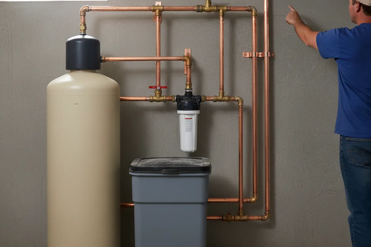 Whole-house water treatment system installed in Depauville